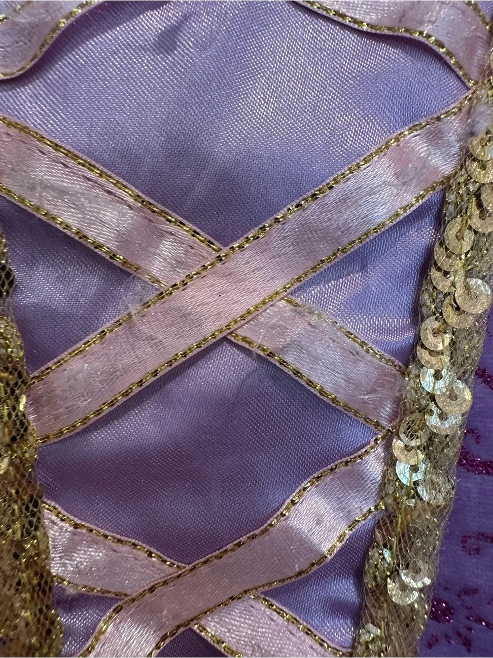 Disney Princess Rapunzel Costume Size 4-6x, Dress Up